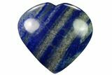Polished Lapis Lazuli Heart - Pakistan #170945-1
